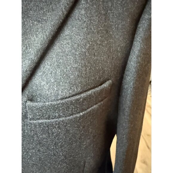 The Kooples Men’s Gray Double-Breasted Wool Blend Overcoat Size FR 46/US‎ 36 - Picture 8 of 16